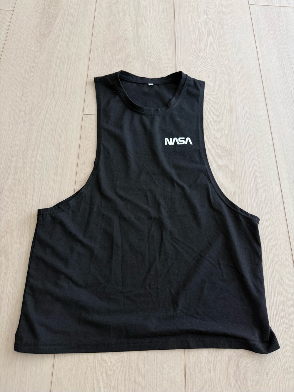 NASA Black Men's Muscle Tank Top